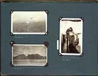 Midnight sun; King George Cape, Pond Inlet [Mittimatalik/Tununiq]; Mr. Lemieux observing at the binnacle [between 1922-1924].