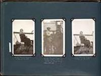 Mrs. J.D. Craig on bridge of "Arctic"; Mrs. J.D Craig and Mr. Nichols, Hudson's Bay Company, on deck of "Arctic" at Pangnirtung [Pangnirtuuq] [between 1922-1924].