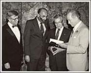John Hirsch with Pierre Trudeau and Pierre Juneau n.d.