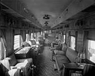 Canadian National Railways (CNR) interior new lounge car 1930