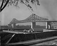 Jacques Cartier bridge from St.Helens island 1937