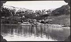 Iviqtut Greenland, June 1940. Cryolite mine, unloading derrick, cookhouse, stables, dairy, bakehouse and dormitories June 1940.