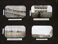 Views of Fort Smith, Northwest Territories, including tennis court and oat field 1929