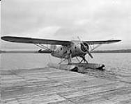 Aircraft Norseman, proper approach to a docking - Golden Lake, Ontario 14 May 1953.