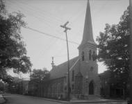 St. Paul's Church, southwest corner of King Edward and Wilbrod, Ottawa 1938.