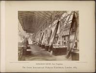 Canadian Court, East Transcept. The Great International Fisheries Exhibition, London 1883