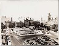 Cleared Post Office site from roof of Union Station, June 27, 1938 June 27, 1938.