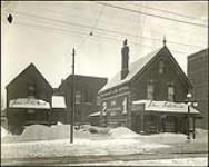 View of Shoe Hospital on Queen Street and back of Orange Hall n.d.
