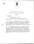 Orders in Council - Décrets du Conseil 1965/09/21-1965/10/11
