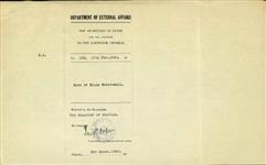 Department of External Affairs - Case of Elise Saborowski 1920/01-1920/02