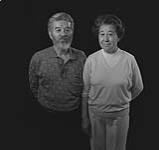 Joe Hayaru Oyama and wife Sadak 28 février 1990