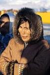 Woman wearing fur lined hood, Repulse Bay 1979.