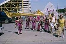 Le groupe « A Glimpse of Greece » - Défilé du carnaval Caripeg 12 August 1989