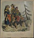 Three Chiefs of the Huron Indians, Residing at La Jeune Lorette, Near Quebec, in Their National Costume 1825