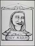 Caricature portrait of Ms. Lilly Koltun, Director of the Documentary Art and Photography Division and the Canadian Museum of Caricature 1989