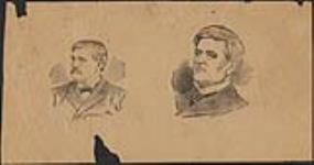 Two Portraits of Men ca. 1880-1908
