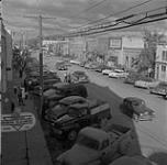 Vue de la rue Main à Swan River (Manitoba) 29-30 juin 1956.
