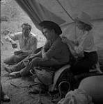 Trail Riders in Tent, Williams Lake, British Columbia [ca1954-1963]