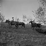Cowboys on Horses, Trail Riders, Williams Lake, British Columbia [ca1954-1963]