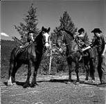 Young Cowboys on Horses, Trail Riders, Williams Lake, British Columbia [ca1954-1963]