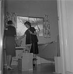 Two Women Talking in Bedroom [ca.1954-1963]