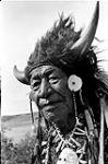 Walking Buffalo (George MacLean), a ninety-two year old Stoney from Morley, Alberta septembre 1962.