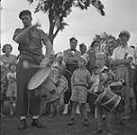 St. Patricks Day Parade, Ottawa. Drum squad 1953