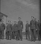 RCAF, service men standing at attention  [entre 1939-1951].