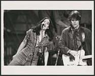 Jim Cuddy and Molly Johnson performing at the 1992 Juno Awards ceremony 1992