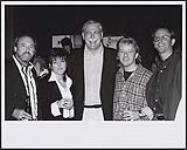 From left to right: Craig Chambers (TNN), Patricia Conroy, Paul Corbin (TNN/Gaylord), Jim Witter, Brian Hughes (TNN) [between 1994-1997].