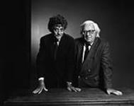 Kurt Vonnegut (gauche) et Ray Bradbury (droite) October 30, 1990.