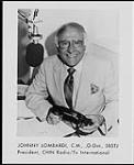 Portrait of Johnny Lombardi, President and founder of CHIN Radio / TV International. Toronto [entre 1994-1995].