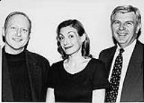 Mark Thompson, Ute Lemper, and Charles S. Cutts (President and CEO, Massey Hall and Roy Thompson Hall). Toronto April 7, 1997