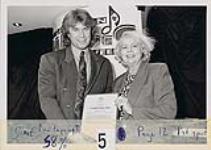 Neill Dixon and Mayor of Toronto June Rowlands. Canadian Music Week. Toronto 1994