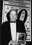 Brookes Diamond holding his PROCAN Award September 28, 1988