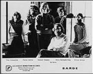 Press portrait of the band Barde. Les Disques Direction Records [entre 1977-1982].
