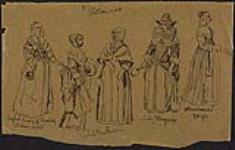 Images from Hollar, 1640: English Ladies 1640