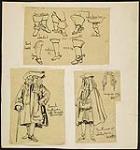 Jack Boots; French Gentleman with Cassock; Gentleman in Winter Dress n.d.