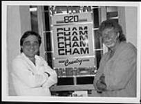 Gary Fjellgaard performs live for morning host Mike Cooper on 820 CHAM AM Radio March 1993