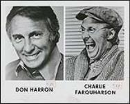 Portrait en plan rapproché de Don Harron/Charlie Farquharson [between 1977-1982].