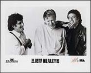 Press portrait of the Jeff Healey Band laughing [entre 1989-1993].