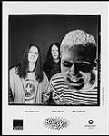 Photo de presse des Killjoys. De gauche à droite : Gene Champagne, Shelley Woods, Mike Trebilcock. Wea/Warner Music Canada [entre 1992-1997].