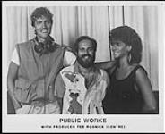 Public Works, gagnants du concours « Pepsi Music Stars », qui feront une publicité démo pour Pepsi Cola [entre 1980-1990].