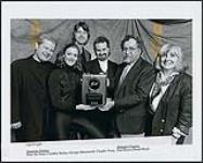 Quartetto Gelato receive an award for "Debut Artists Of The Year" [ca. 1996].