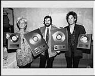 Awards being presented to the band Roxette for the album "Look Sharp" [ca 1988]