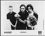 Press portrait of Moist for the album "Creature". EMI Music Canada août 1996