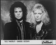 Portrait de presse de Neil Norman et Bobby Sexton. GNP Crescendo Records [between 1980-1989]