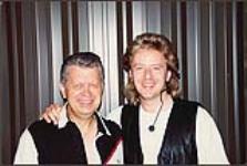 Larry Mercey et Jim Witter au Cornfest, sur l'île St-Joseph [entre 1989-2000].