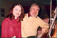 Priscilla Wright de Paylode avec le producteur Jack Richardson [between 1985-1990].