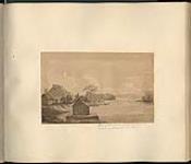 Part of the Cedar Village and the entrance into the Rapids ca. 1821-1824